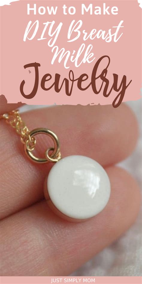 milk jewelry diy